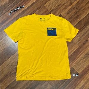 Men’s Xersion Yellow “OWN IT” T-Shirt